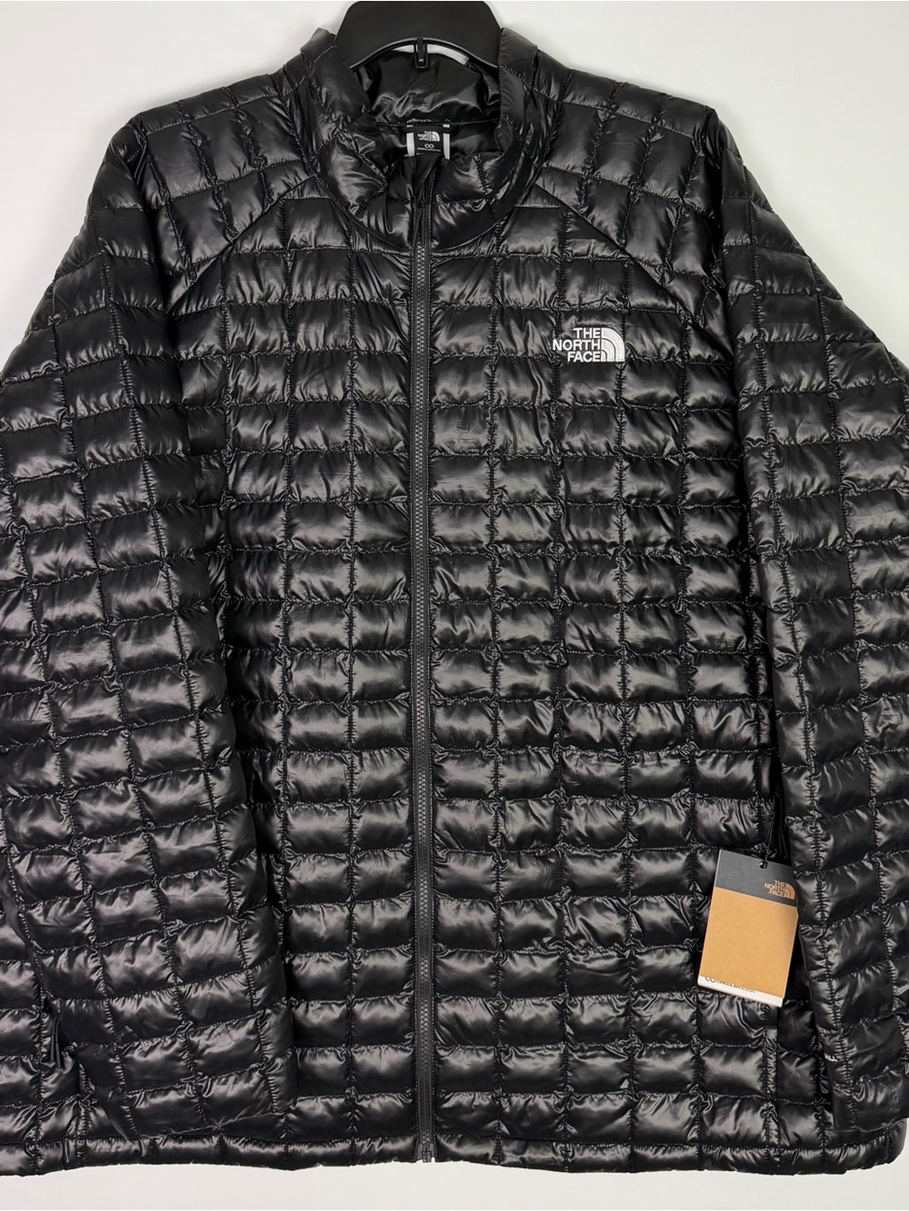 The North Face Men's 4X thermoball Black Quilted Lightweight Puffer Jacket